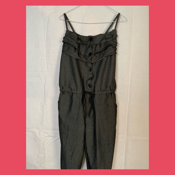 Spaghetti Strap Ruffled Jumpsuit - Picture 2 of 3